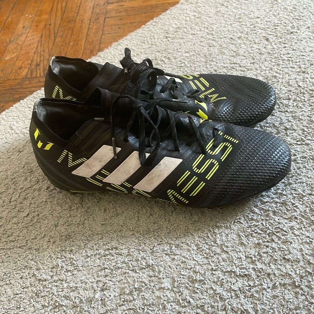 Black Adidas Messi Soccer Cleats